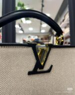 Vanilla White & Black 25 cm Luxury Iconic Designer Bag - Image 6