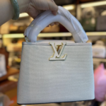 Vanilla White & White 25 cm Luxury Iconic Designer Bag