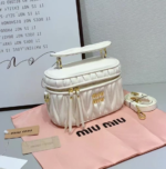 Powder White 20cm Luxury Iconic Designer Bag
