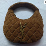 Soft Chocolate Velour 25cm Luxury Iconic Designer Bag