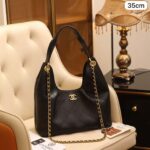 Dark Chic Leather 35cm Luxury Iconic Designer Bag