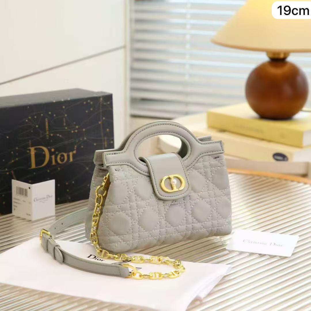WhatsApp Image 2026-05-23 at 21.32.26 (1) Ash Gray 19cm Luxury Iconic Designer Bag - Image 1
