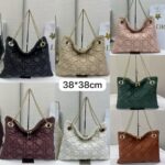 Rustic Gold 38cm Luxury Iconic Designer Bag - Image 3