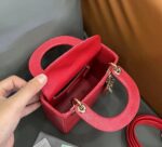 Bright Red 14x18cm Luxury Iconic Designer Bag - Image 2