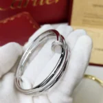 JUSTE BRACELET 3.5MM DOUBLE ROW DIAMOND - Silver