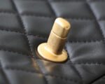 FLAP BAG 20CM GOLD HARDWARE BLACK LAMBSKIN - Image 16
