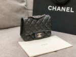 MINI SQUARE FLAP BAG 17CM BLACK CAVIAR SILVER HARDWARE - Image 13