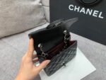 MINI SQUARE FLAP BAG 17CM BLACK CAVIAR SILVER HARDWARE - Image 15