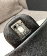 MINI SQUARE FLAP BAG 17CM BLACK CAVIAR SILVER HARDWARE - Image 18