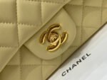 MINI RECTANGLE FLAP BAG 20CM YELLOW LAMBSKIN GOLD HARDWARE - Image 11