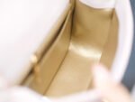 MINI RECTANGLE FLAP BAG 20CM LIGHT PINK LAMBSKIN GOLD HARDWARE - Image 8