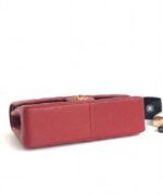 FLAP BAG JUMBO 30CM RED CAVIAR GOLD HARDWARE - Image 15