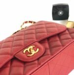 FLAP BAG JUMBO 30CM RED CAVIAR GOLD HARDWARE - Image 16