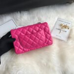CC MINI 20 BAG IN BRIGHT PINK CALFSKIN WITH STRAP - Image 2