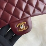 CC MINI 20 BAG IN RED BROWN CALFSKIN GOLD HARDWARE - Image 3