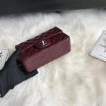 CC MINI 20 BAG IN RED BROWN CALFSKIN GOLD HARDWARE - Image 11