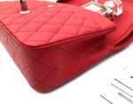 FLAP BAG MEDIUM 25CM RED CAVIAR SILVER HARDWARE - Image 5