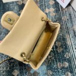 CHANEL 26S FLAP BAG 20 IN LIGHT YELLOW BEIGE LAMBSKIN - Image 17
