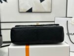 CC SMALL 23 FLAP BAG IN BLACK CALFSKIN GOLD HARDWARE - Image 18
