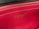 CC SMALL 23 FLAP BAG IN BLACK CALFSKIN GOLD HARDWARE - Image 14