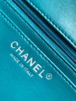 CC MEDIUM 20 CLASSIC BAG IN GREEN FOREST WOOL TWEED - Image 16