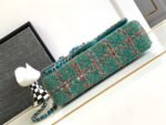 CC MEDIUM 25 CLASSIC BAG IN GREEN FOREST WOOL TWEED - Image 6