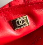 MINI RECTANGLE FLAP BAG 20CM RED CAVIAR SILVER HARDWARE - Image 12