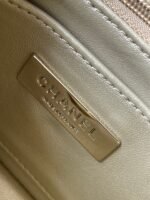 CC MINI 19 FLAP BAG IN GOLDEN METALLIC CALFSKIN - Image 17