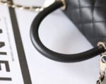 CHANEL 25S FLAP BAG 24 CM IN BLACK LAMBSKIN WITH GOLD HARDWARE - Image 15