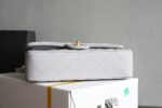 CHANEL 25S FLAP BAG 25.5 CM IN LIGHT GREY LAMBSKIN - Image 12