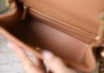 CHANEL 25S FLAP BAG 18 CM IN LIGHT BROWN LAMBSKIN WITH GOLD HARDWARE - Image 8
