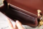 CHANEL 25S FLAP BAG 20 CM IN DARK BROWN LAMBSKIN WITH GOLD HARDWARE - Image 8