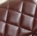 CHANEL 25S FLAP BAG 20 CM IN DARK BROWN LAMBSKIN WITH GOLD HARDWARE - Image 7