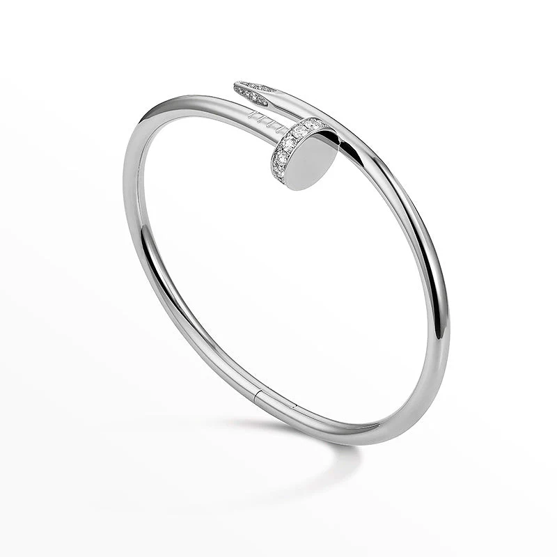 3.5mm-W-D32-02_fbd98511-0ca7-4e15-abc8-c02053e2cdbd-1.webp JUSTE BRACELET 3.5MM DIAMONDS - 17, Silver - Image 1