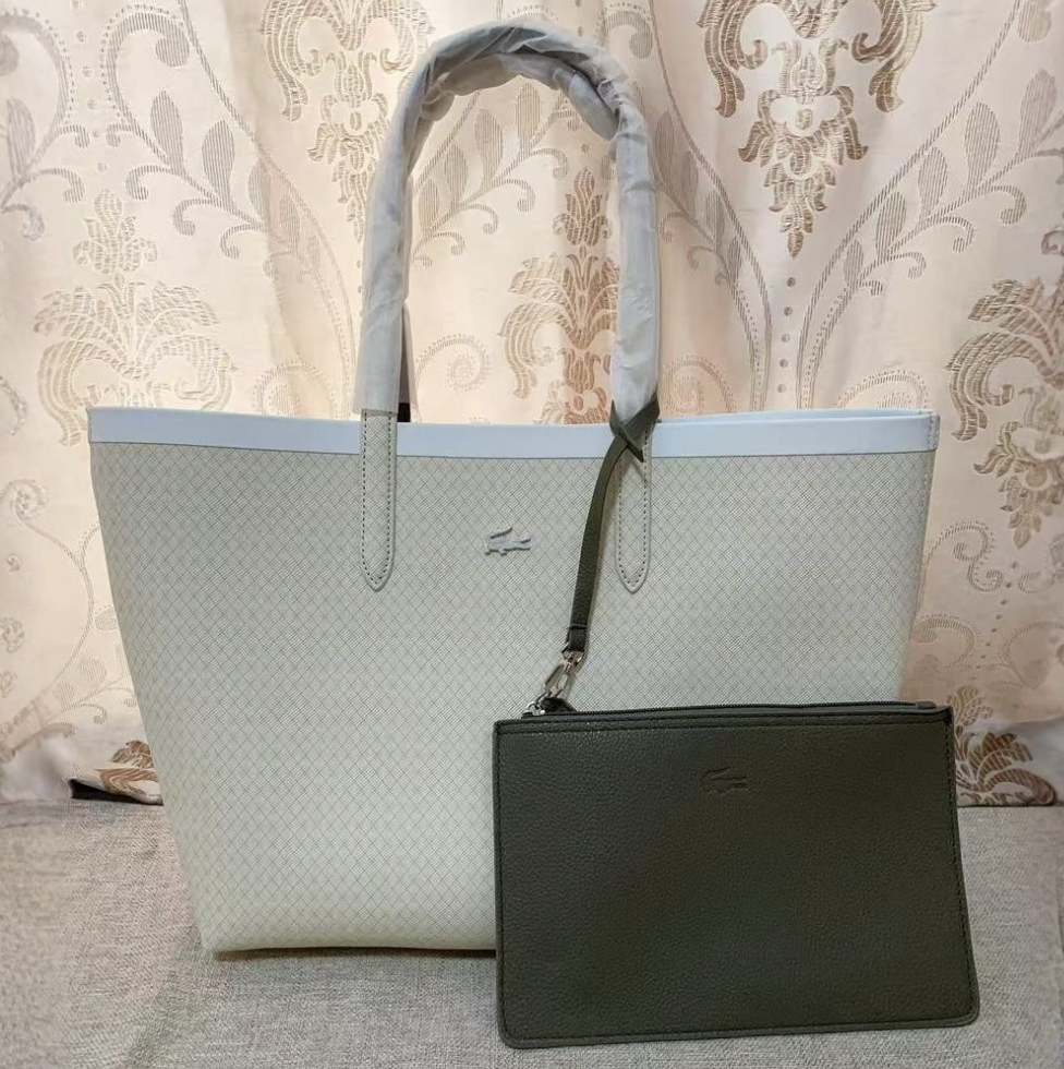 8 Olive Crème 47cm Luxury Iconic Designer Bag - Image 1