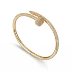 JUSTE BRACELET 3.5MM ALL DIAMONDS - Gold, 16
