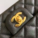 MINI RECTANGLE FLAP BAG 20CM BLACK CAVIAR GOLD HARDWARE - Image 14