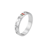 Branded, White Gold Ring