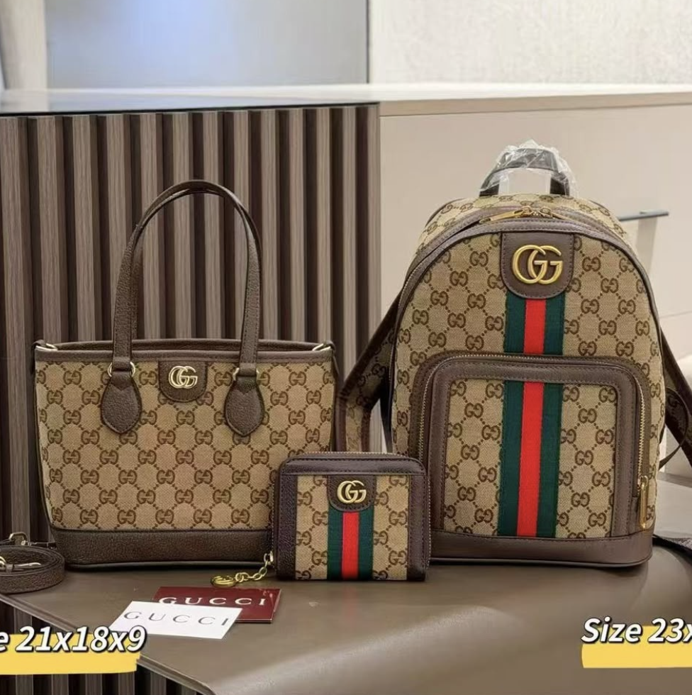 Screenshot 2026-06-09 at 13.35.21 Verde Rouge Bag, Backpack & Wallet Luxury Iconic Designer Set - Image 1