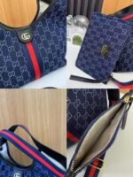 Indigo Elegance 37cm Luxury Iconic Designer Bag - Image 2