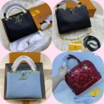 Bordeaux Luxe 25 cm Luxury Iconic Designer Bag - Image 3