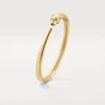 PANTHERE GOLD OPEN BRACELET - 17, 925 Sterling Silver - 18k Gold Plated