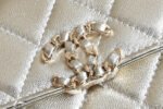 CHANEL 25S KELLY 18 CM IN GOLD LAMBSKIN - Image 11