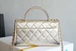 CHANEL 25S KELLY 18 CM IN GOLD LAMBSKIN - Image 13