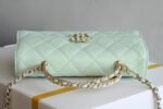 CHANEL 25S KELLY 18 CM IN MINT GREEN LAMBSKIN - Image 5