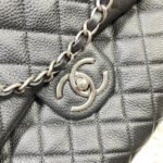 CHANEL 26S FLAP BAG 46 IN BLACK CAVIAR CALFSKIN - Image 16