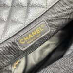 CHANEL 26S FLAP BAG 46 IN BLACK CAVIAR CALFSKIN WITH GOLD HARDWARE - Image 17