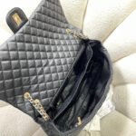 CHANEL 26S FLAP BAG 46 IN BLACK CAVIAR CALFSKIN WITH GOLD HARDWARE - Image 6