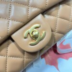CHANEL 26S FLAP BAG 20 IN BROWN LAMBSKIN - Image 15