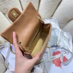 CHANEL 26S FLAP BAG 20 IN BROWN LAMBSKIN - Image 17